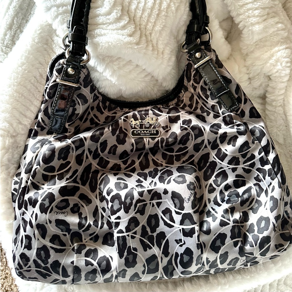 Coach Leopard Print Satchel